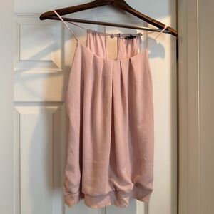 Express Women’s Pleated Blush Pink Blouse